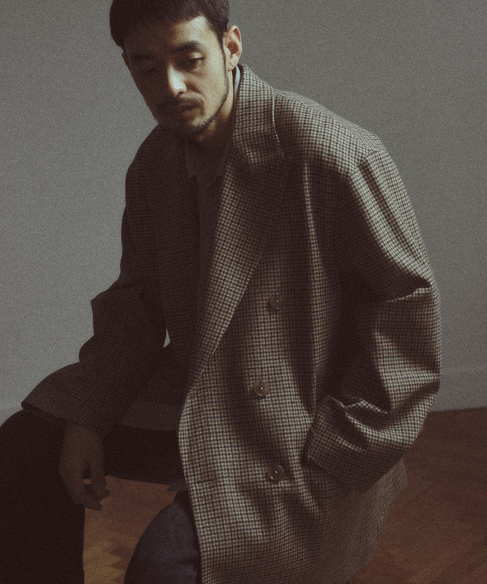 MEN'S BIGI 【BASED ON MEN'S BIGI HERITAGE】ガンクラブチェック コテージコート ベージュ系その他