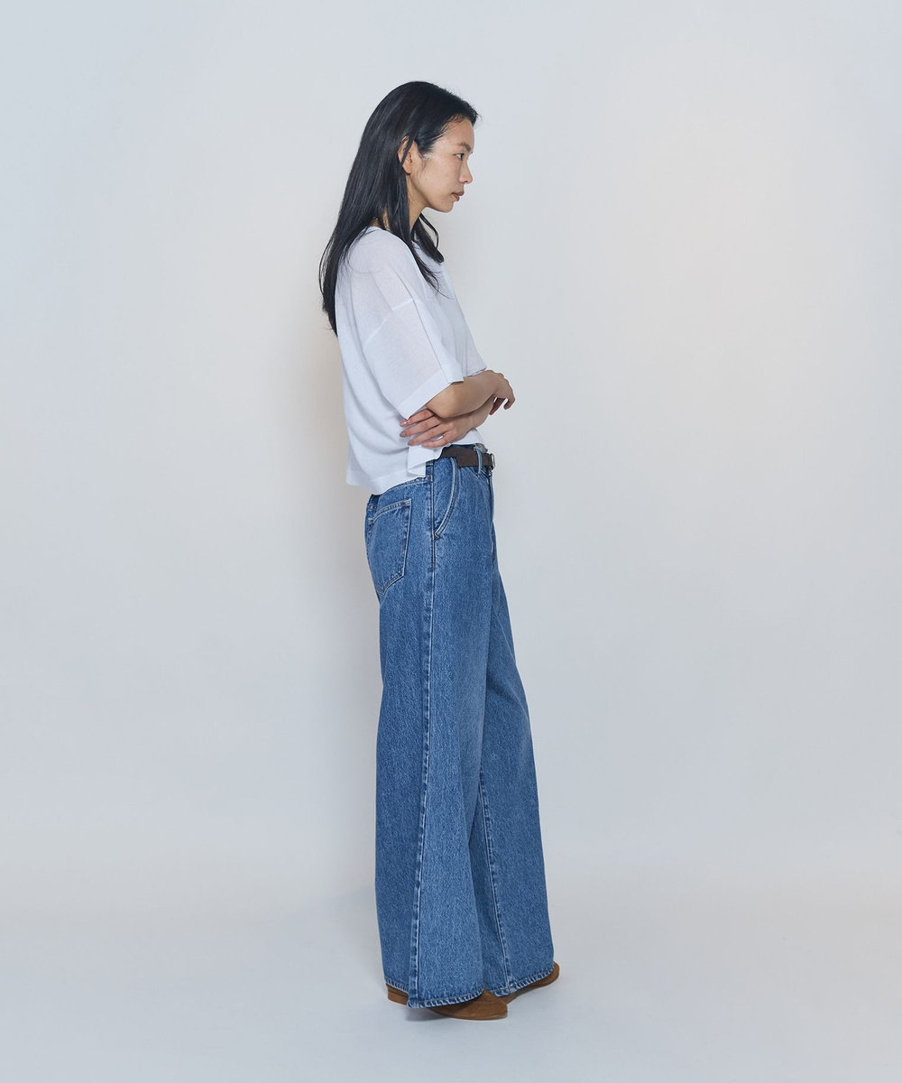 1er Arrondissement ＜NEEDBY heritage×1er Arrondissement＞【別注】デニムパンツ"Charlotte" インディゴブルー