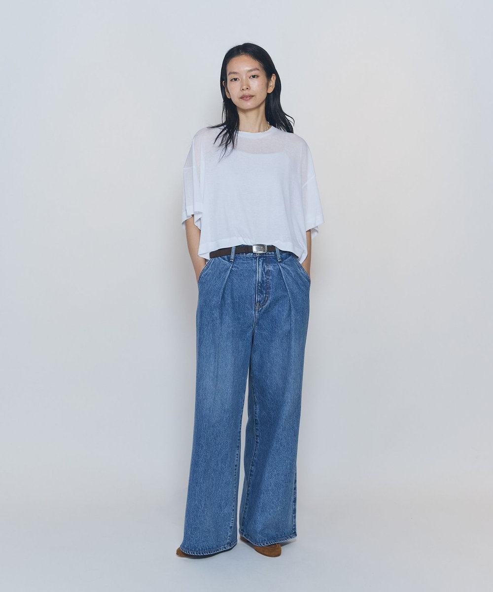 1er Arrondissement ＜NEEDBY heritage×1er Arrondissement＞【別注】デニムパンツ"Charlotte" インディゴブルー
