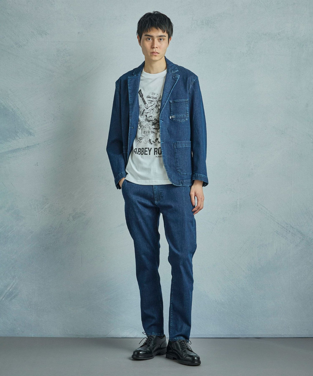 MEN'S BIGI 【DENHAM/デンハム】別注 デニムテーラードジャケット インディゴブルー
