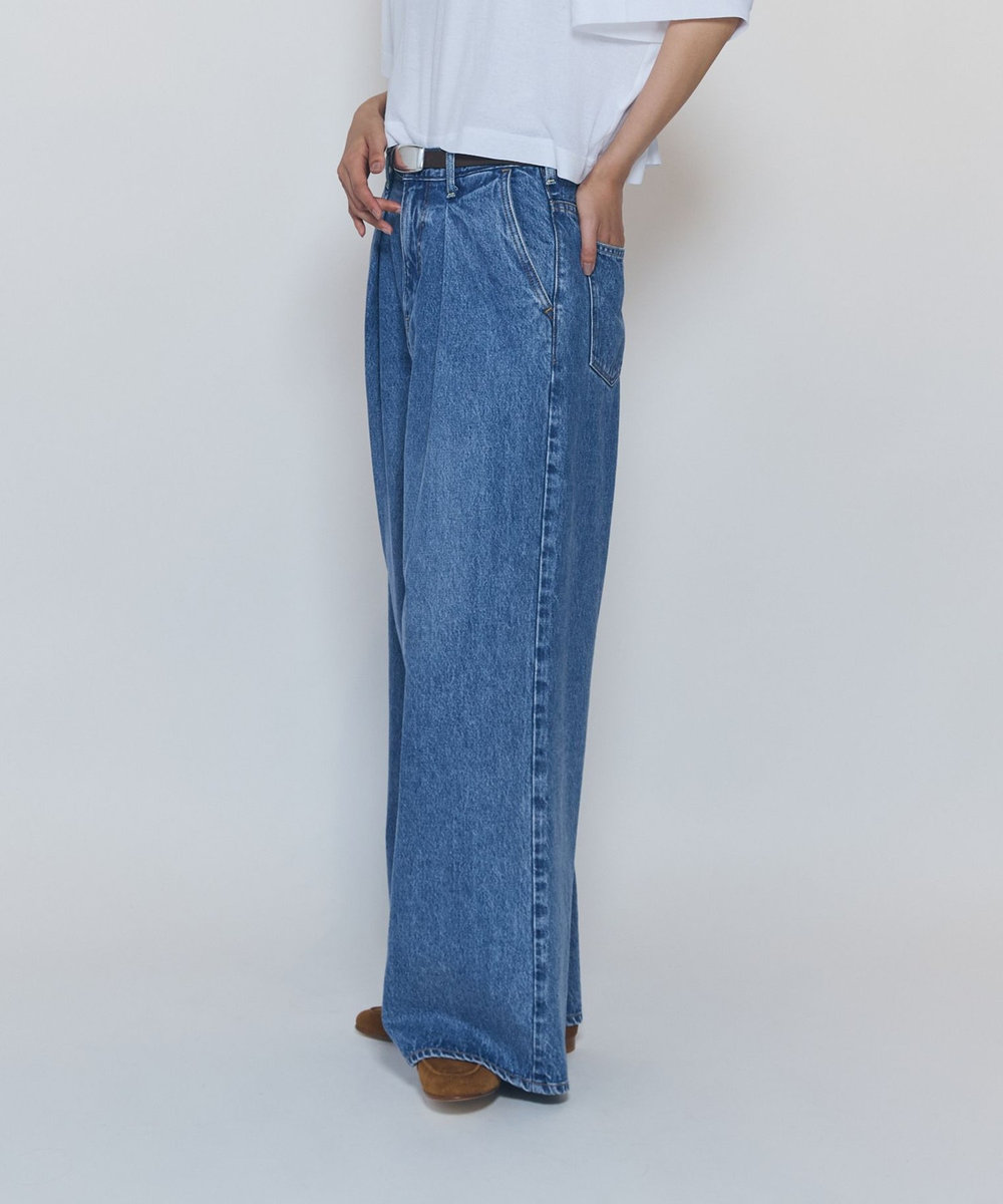 1er Arrondissement ＜NEEDBY heritage×1er Arrondissement＞【別注】デニムパンツ"Charlotte" インディゴブルー