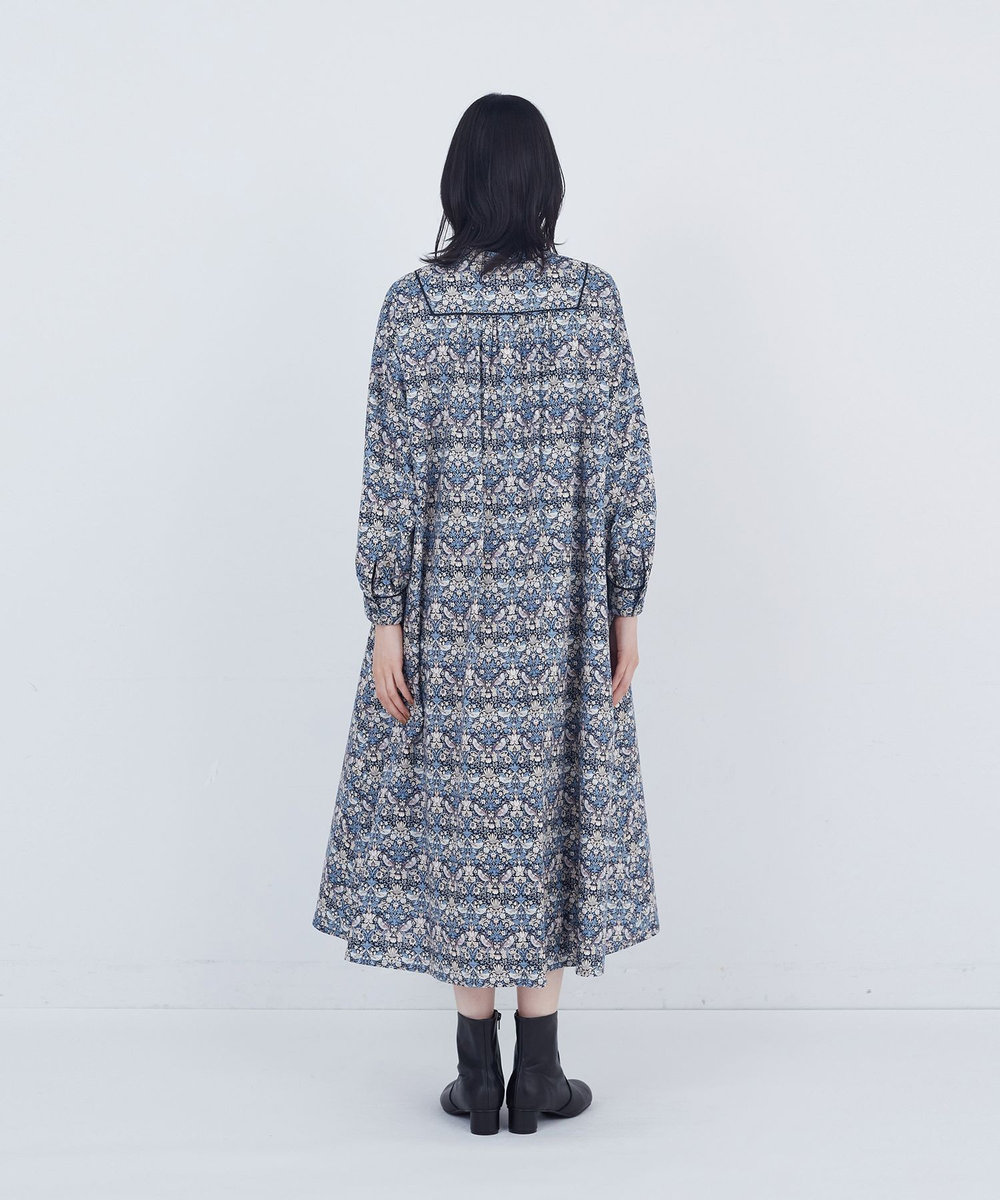 ADIEU TRISTESSE リバティプリントワンピース グレー系その他