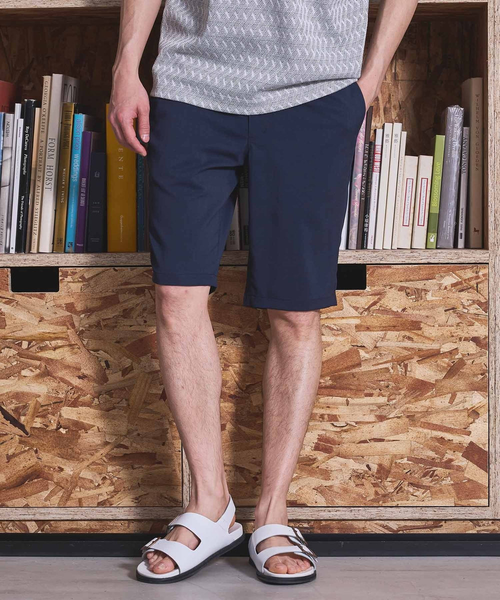 UNION STATION ストレッチカチオンショートパンツ ネイビー