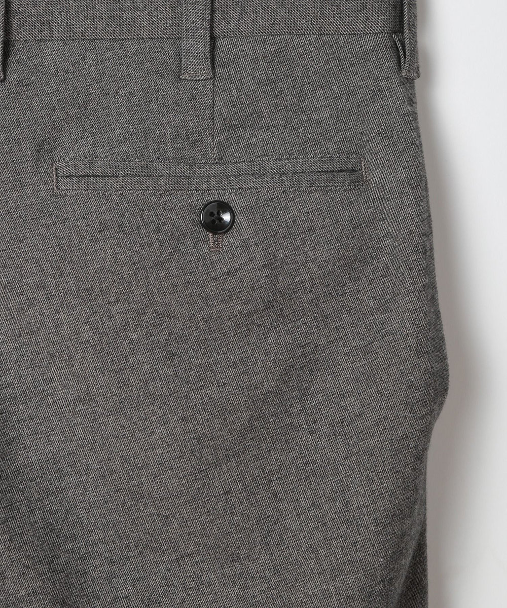 MEN'S BIGI TR起毛ピンドットストレッチパンツ ブラウン