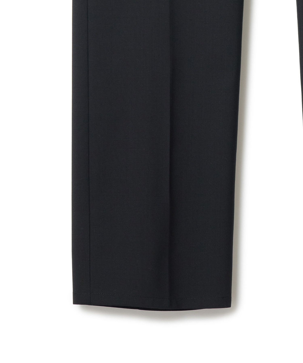 MEN'S BIGI SMART MERINOウールトロピカル/グレンチェック パンツ＜防シワ＞＜軽量＞＜ストレッチ＞ ブラック