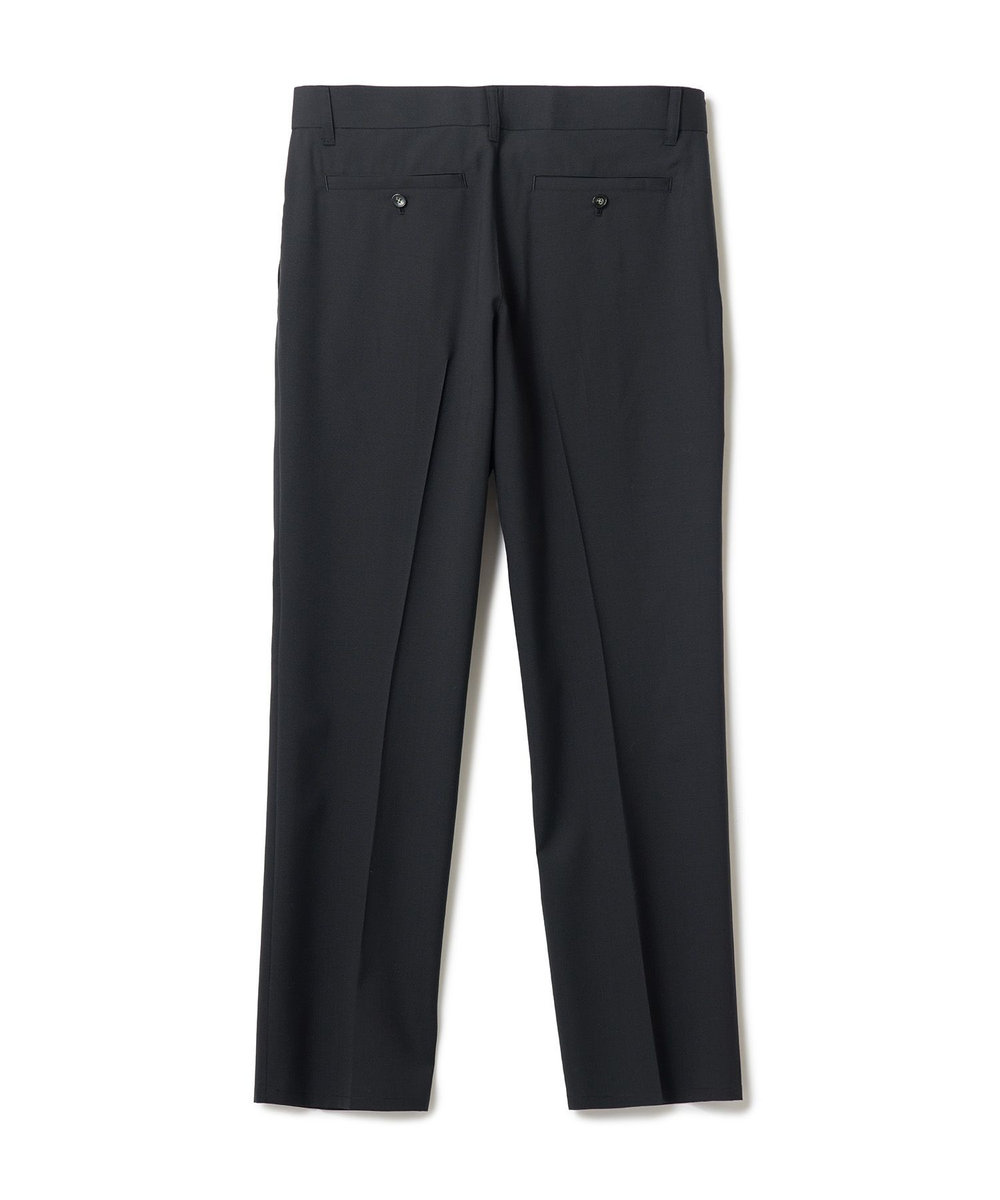 MEN'S BIGI SMART MERINOウールトロピカル/グレンチェック パンツ＜防シワ＞＜軽量＞＜ストレッチ＞ ブラック