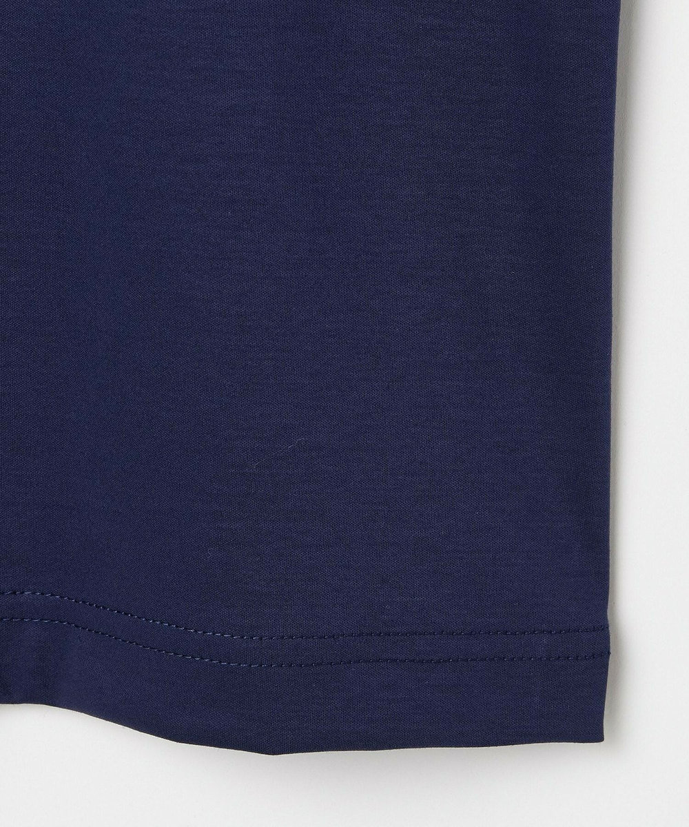 L'EQUIPE Lサイズ（大きいサイズ） 【大きいサイズ】サークル刺繍Tシャツ ブルー