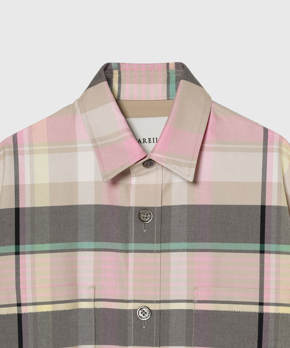 DÉPAREILLÉ MADRAS CHECK SHIRT JACKET / マドラスチェックシャツジャケット チェック