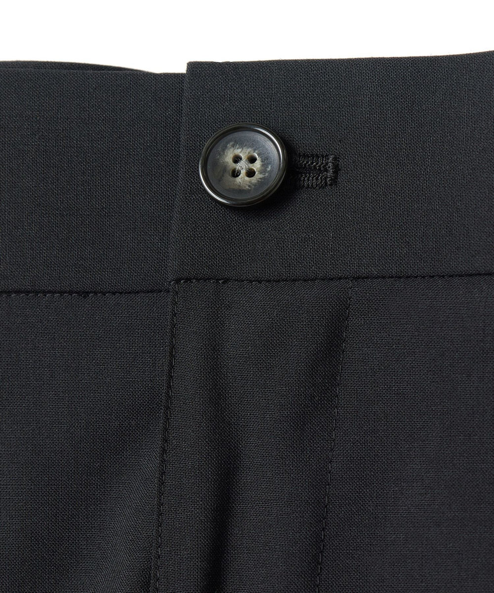 MEN'S BIGI SMART MERINOウールトロピカル/グレンチェック パンツ＜防シワ＞＜軽量＞＜ストレッチ＞ ブラック