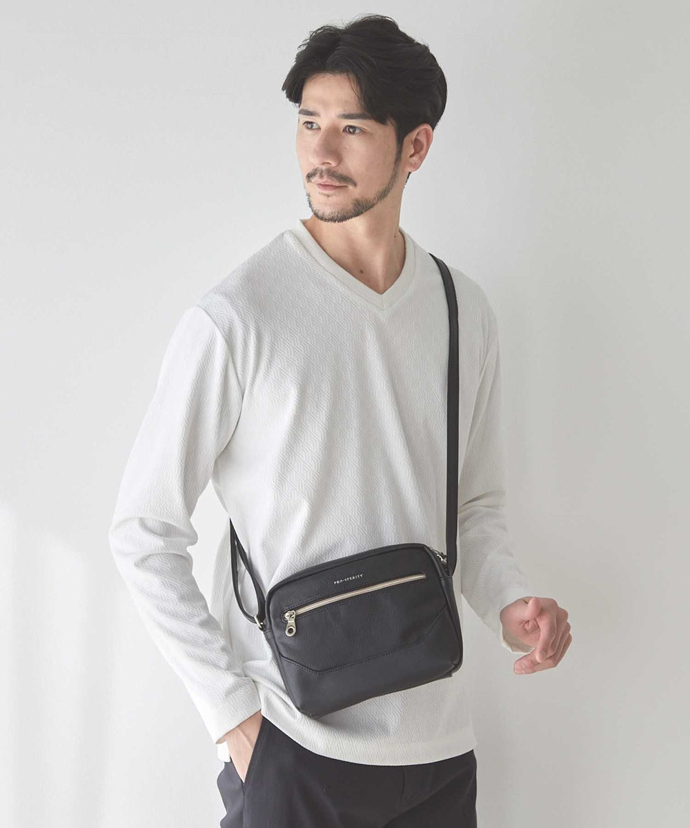 UNION STATION 【Prosperity/プロスペリティ×UNIONSTATION 別注】ミニショルダーバッグ/カメラバッグ ネイビー