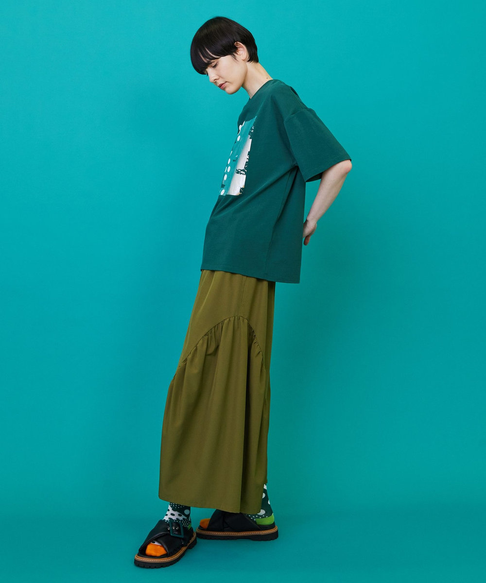 FRAPBOIS フォイルドットT グリーン