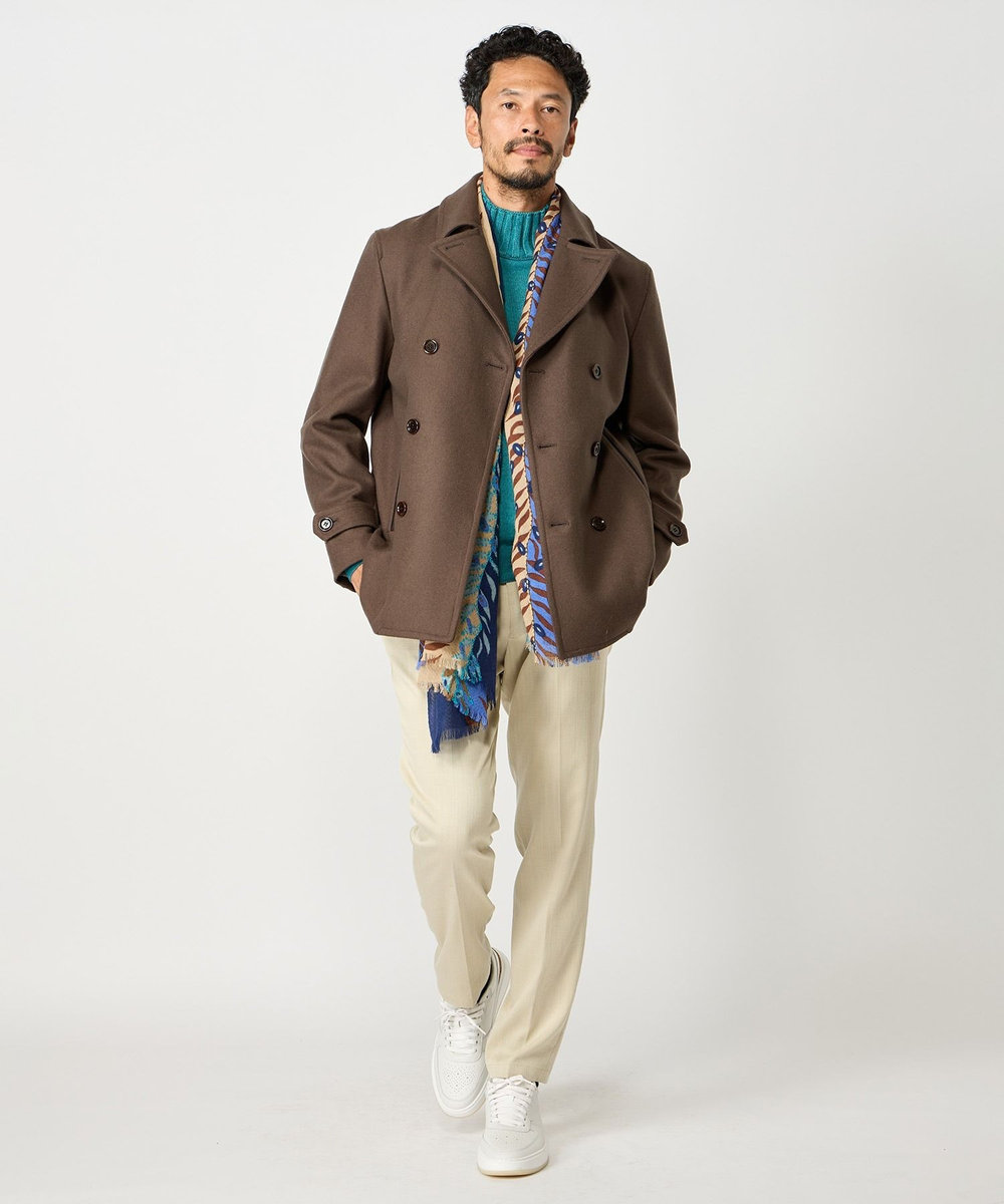 MEN'S BIGI 【FILIPPO DE LAURENTIIS】12G天竺ハイゲージニット ターコイズブルー