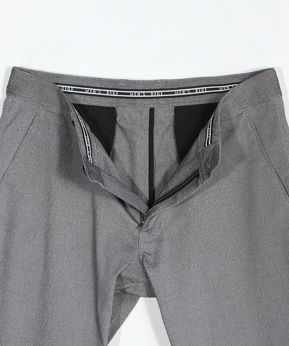 MEN'S BIGI ハイパワーストレッチツイルクロップドパンツ〈ストレッチ〉 グレー