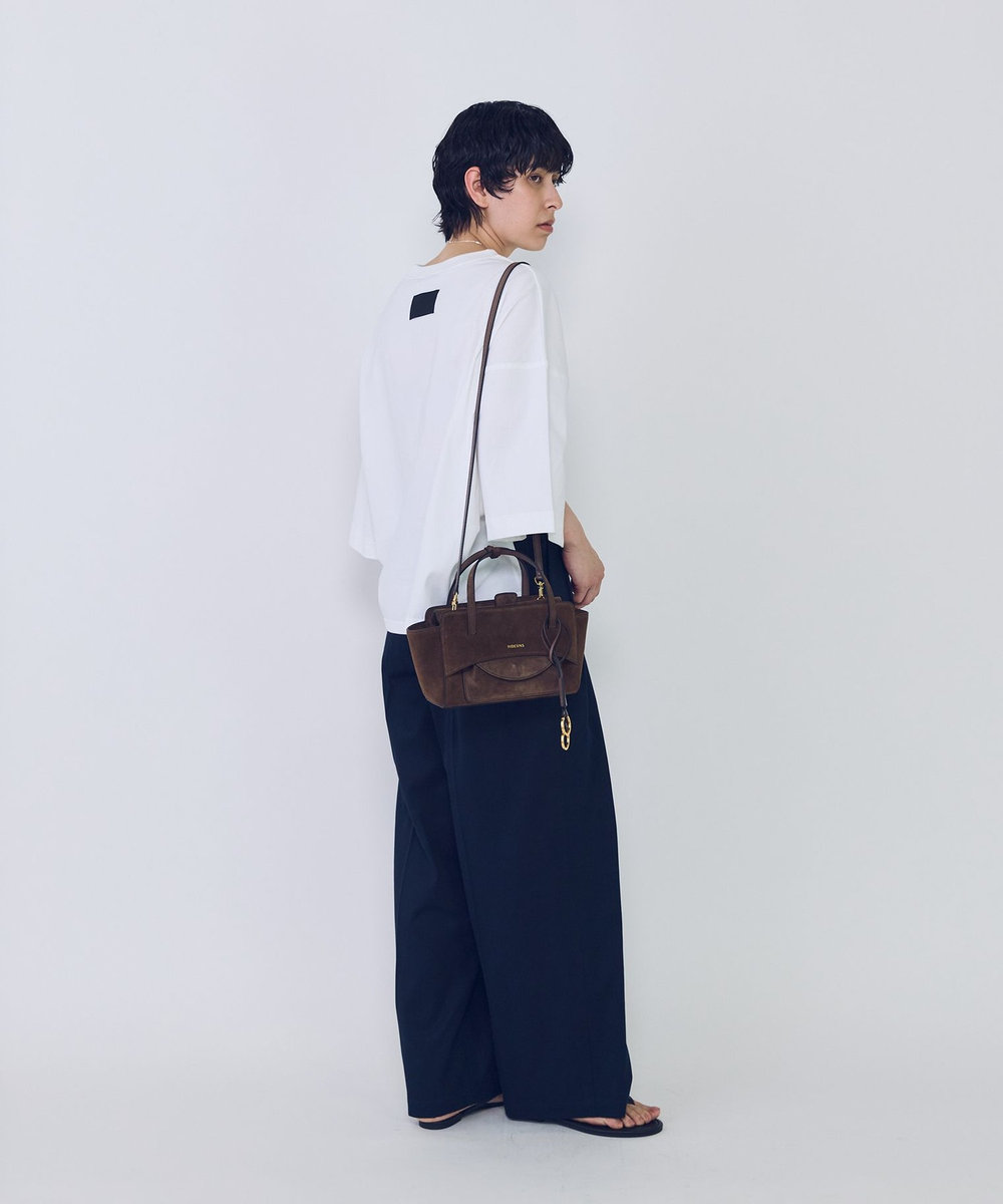 1er Arrondissement コットンタックトラウザー ネイビー