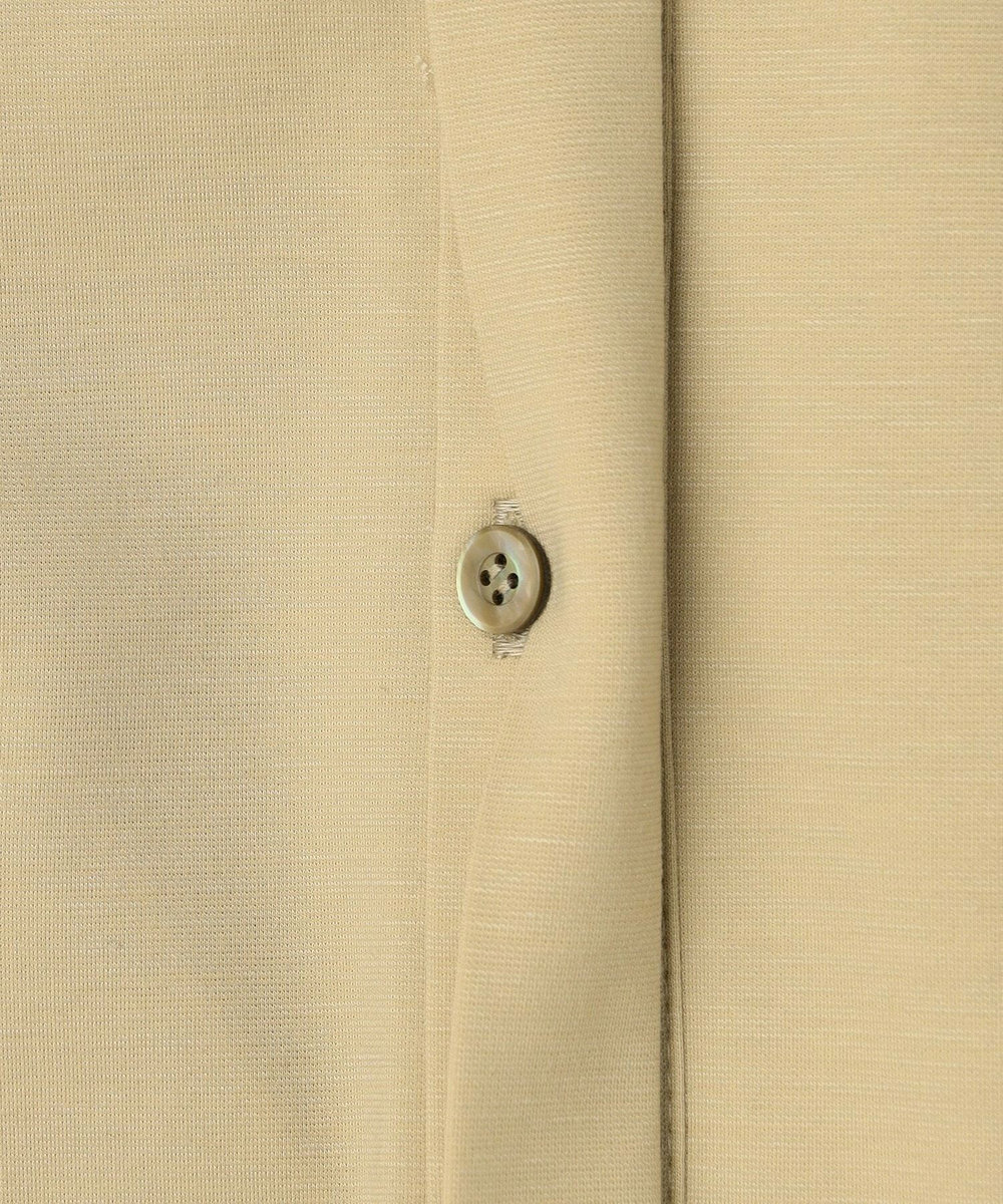 feerique feerique メッシュ×ジャージドッキングブラウス ベージュ