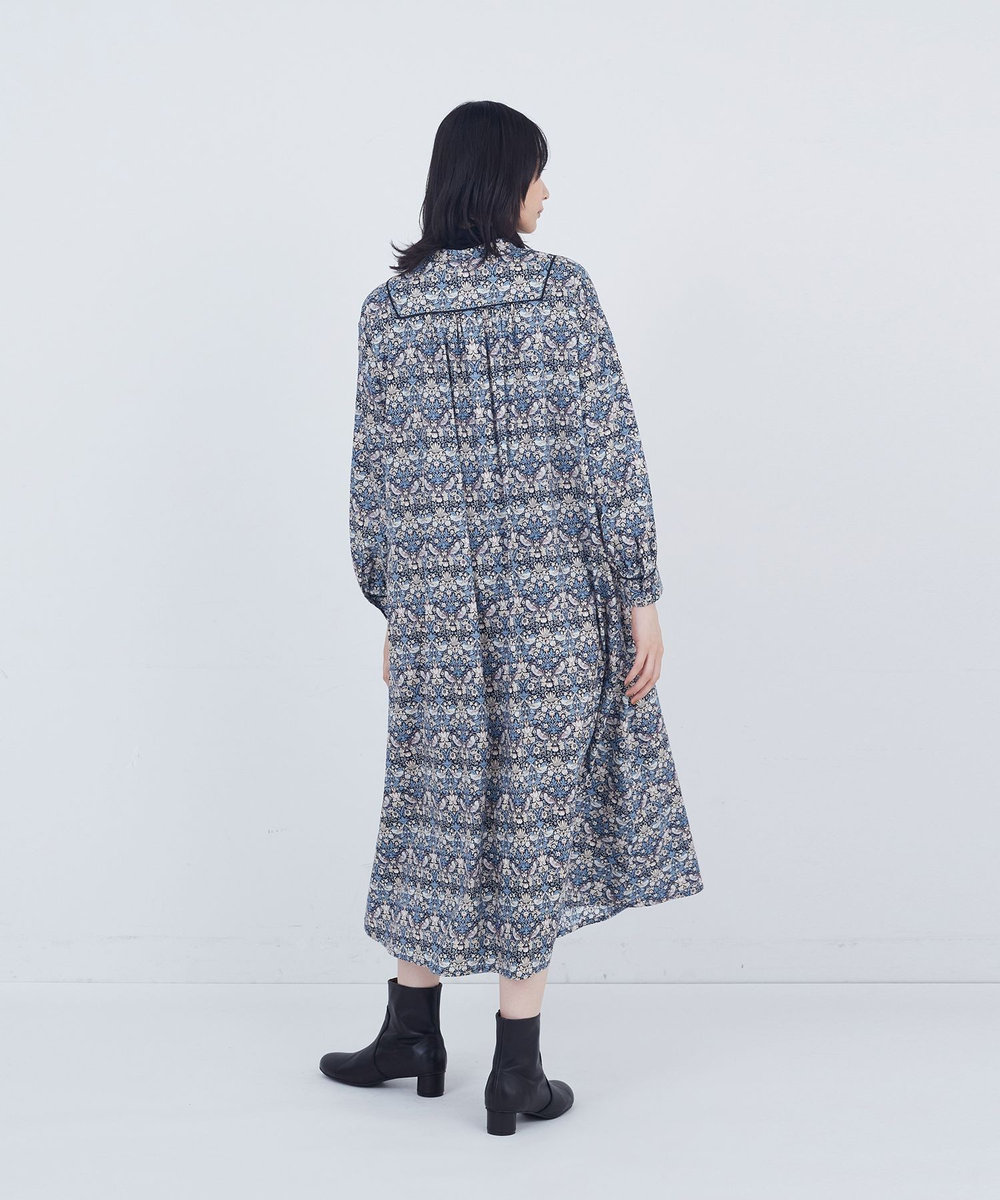 ADIEU TRISTESSE リバティプリントワンピース グレー系その他