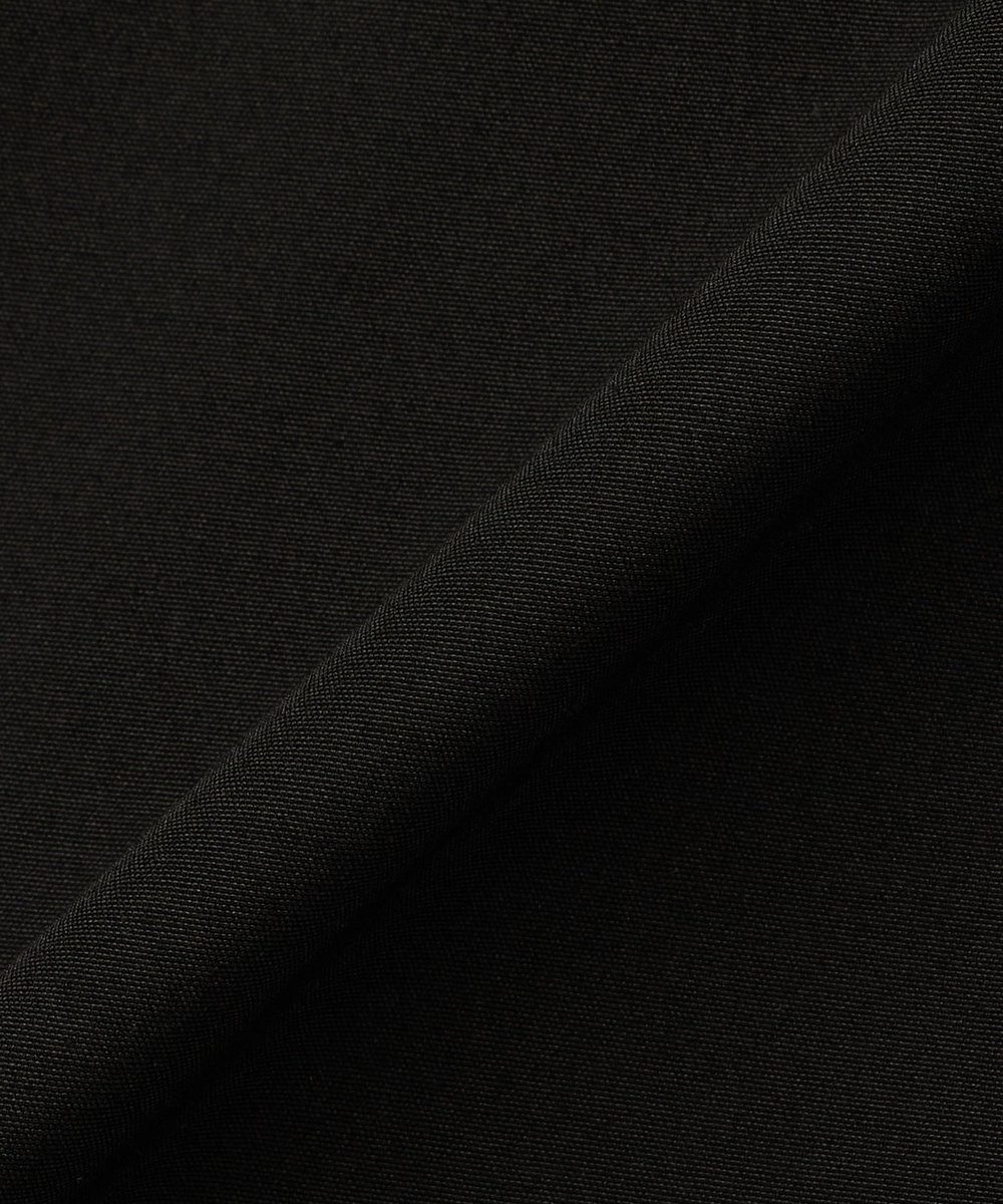 endalence リサイクルタフタショールカラーコート ブラック
