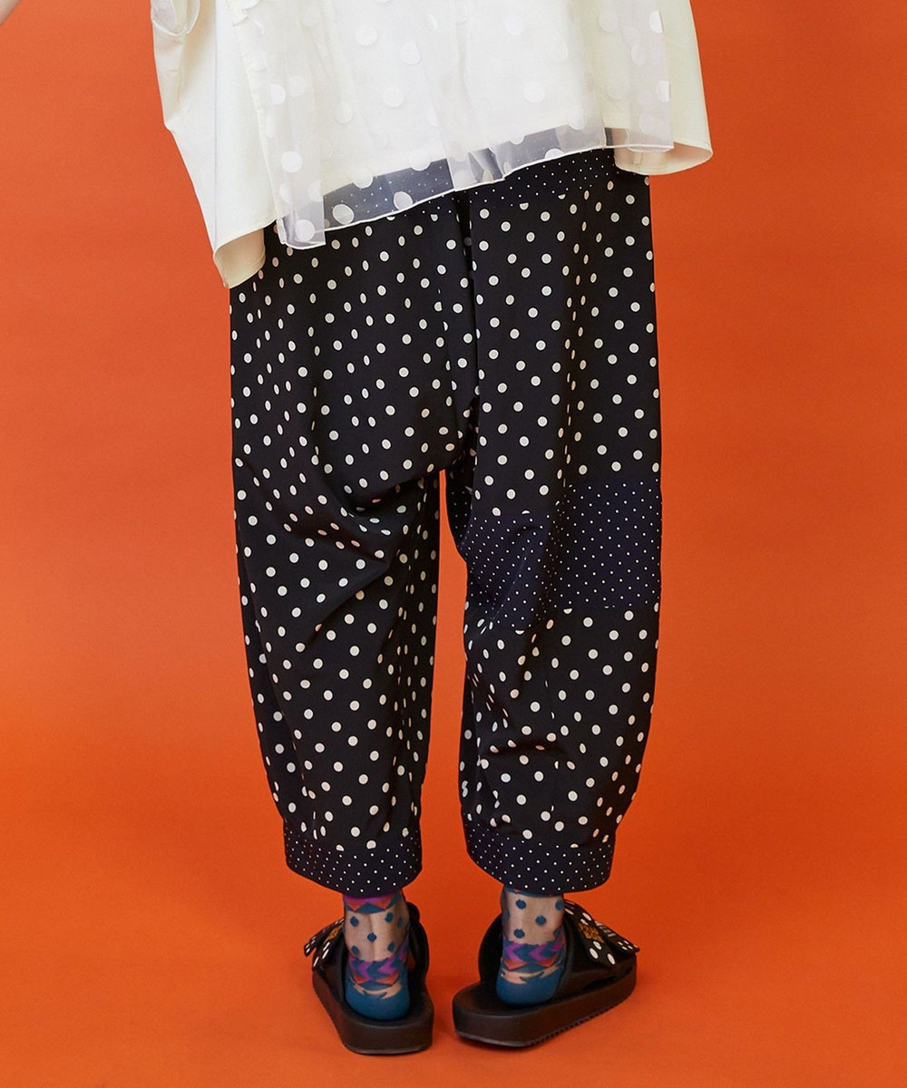 FRAPBOIS デシンドット パンツ ホワイト