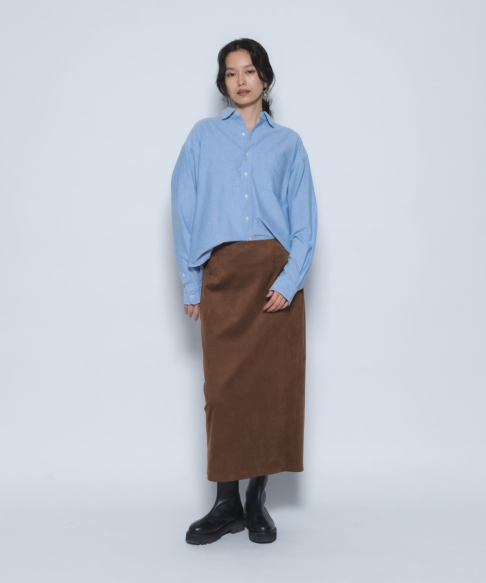 1er Arrondissement ＜POLO RALPH LAUREN/ポロ ラルフ ローレン＞ビッグフィットボタンダウンシャツ ブルー