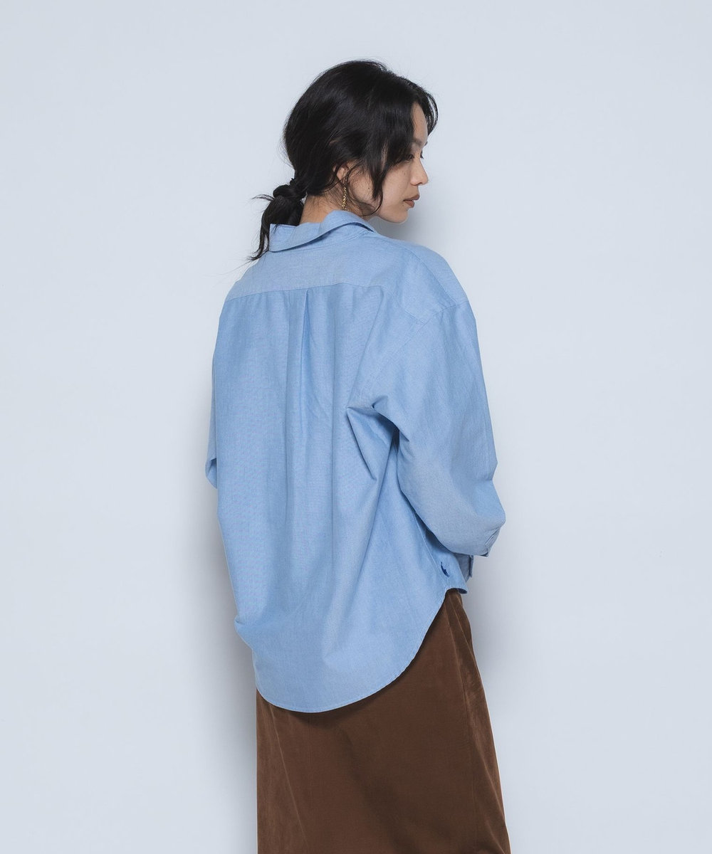 1er Arrondissement ＜POLO RALPH LAUREN/ポロ ラルフ ローレン＞ビッグフィットボタンダウンシャツ ブルー