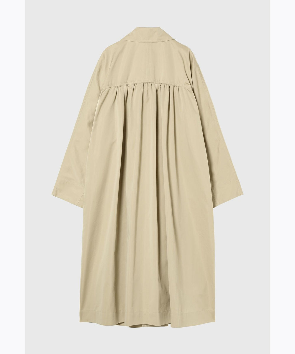 DÉPAREILLÉ COTTON SILK BELTED COAT / コットンシルクベルテッドコート ベージュ