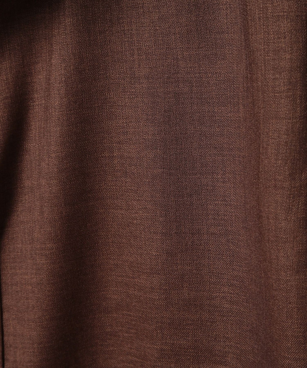 MEN'S BIGI オクシィジュエルストレッチ七分袖シャツ〈ストレッチ〉 ブラウン