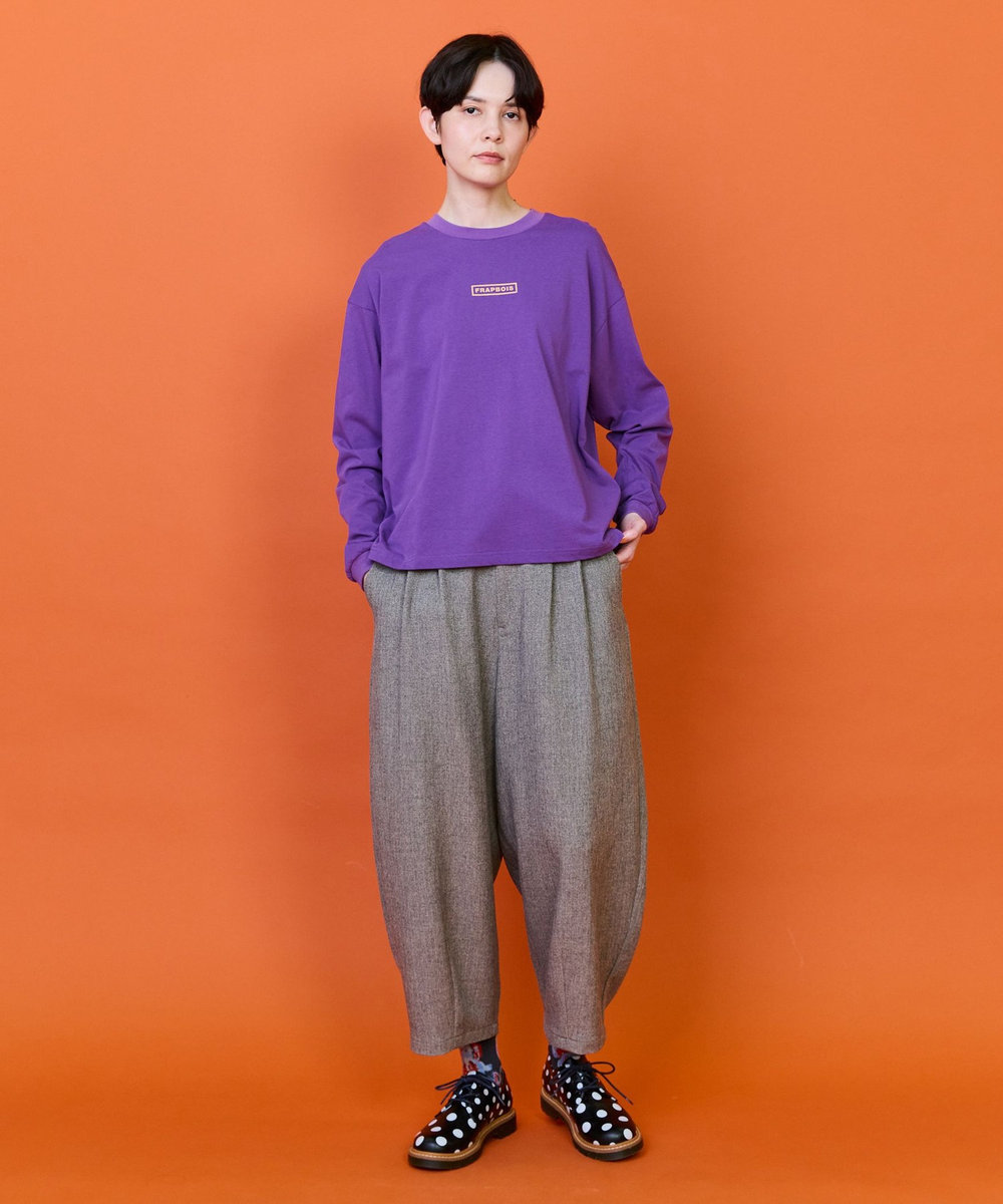 FRAPBOIS エトリーブTシャツ パープル