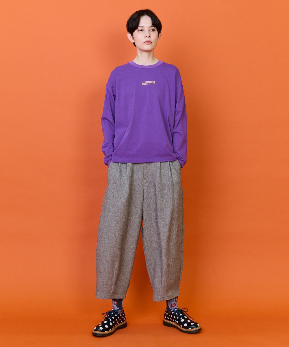 FRAPBOIS エトリーブTシャツ パープル