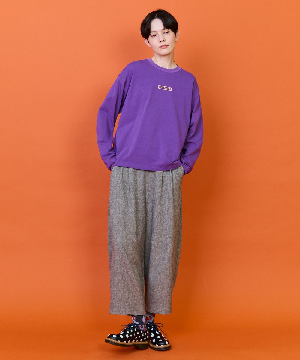 FRAPBOIS エトリーブTシャツ パープル