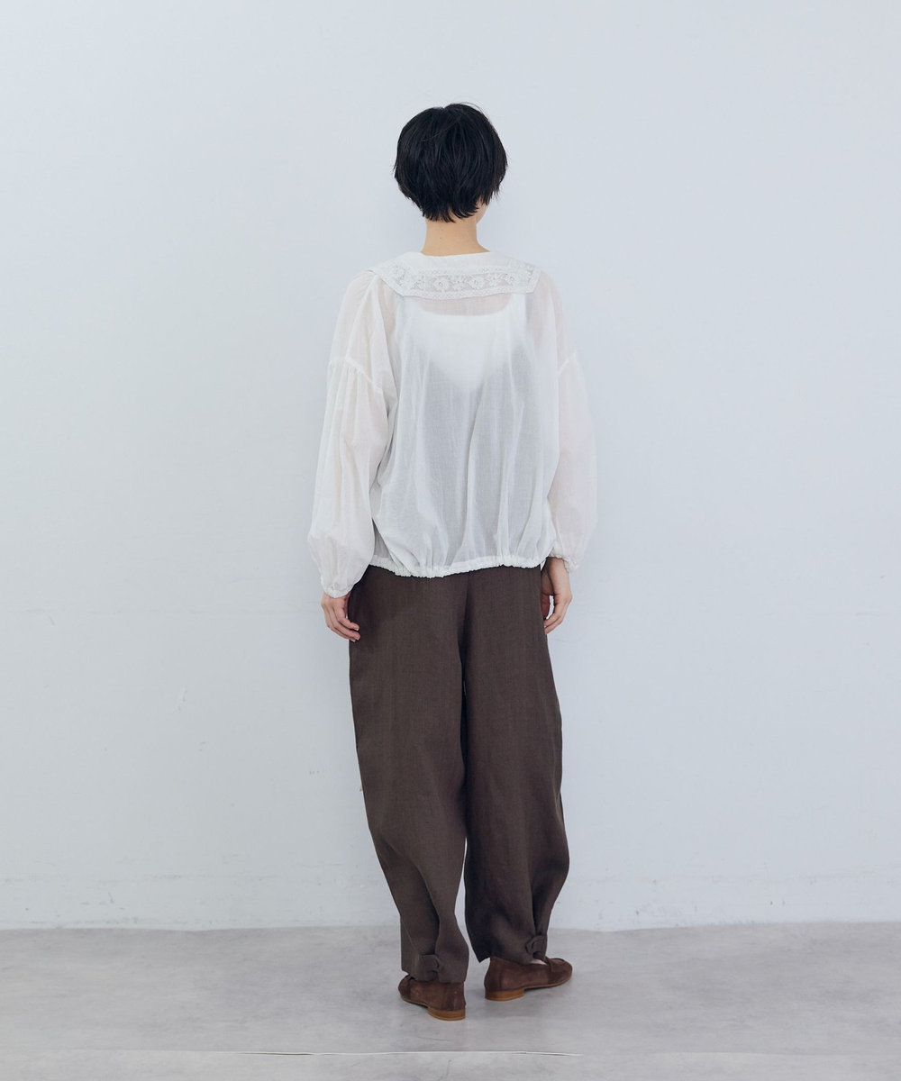 ADIEU TRISTESSE リネンサロペット ブラウン