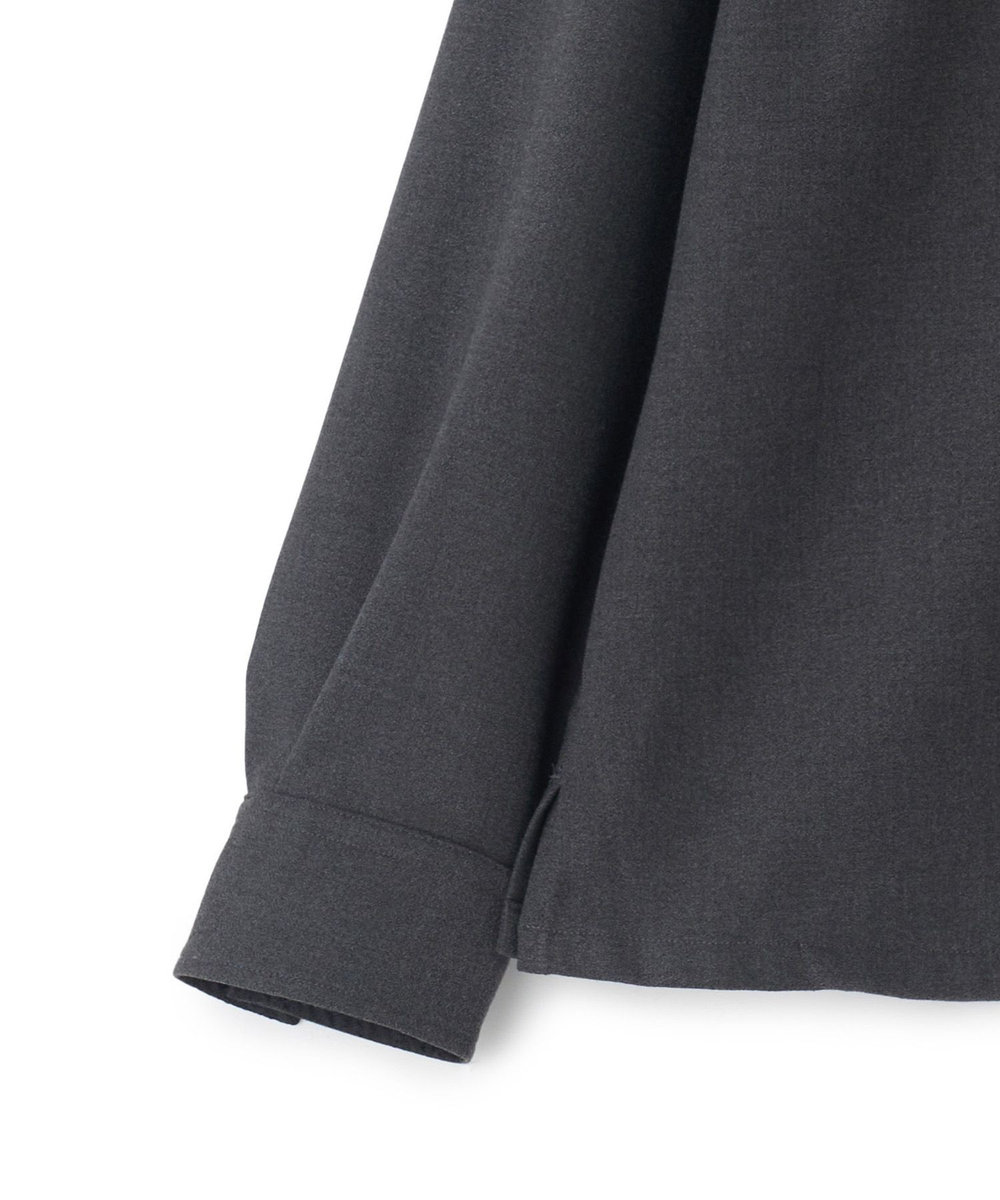 MEN'S BIGI PRES WARM アムンゼンシャツブルゾン［360度ストレッチ/吸湿発熱/保温性］ チャコールグレー