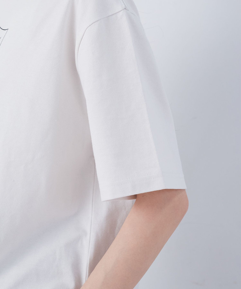 congés payés ADIEU TRISTESSE ichiro yamaguchi. 半袖Ｔシャツ グレイッシュベージュ