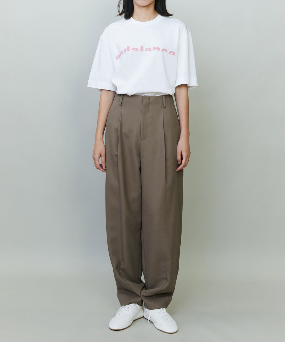 endalence endalenceハーフロゴ半袖Tシャツ ピンク