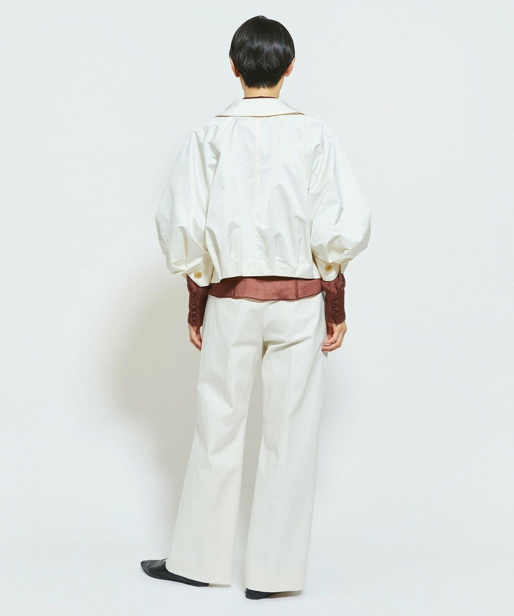 MOGA Collection MOGA Collection ECO NAT TWILLショートブルゾン オフホワイト