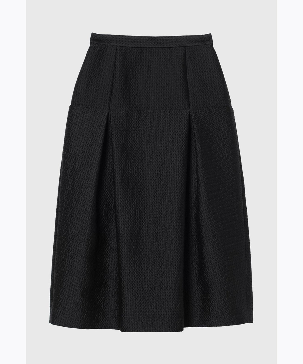 DÉPAREILLÉ COTTON SILK JACQUARD SKIRT / コットンシルクジャガードスカート ダークネイビー