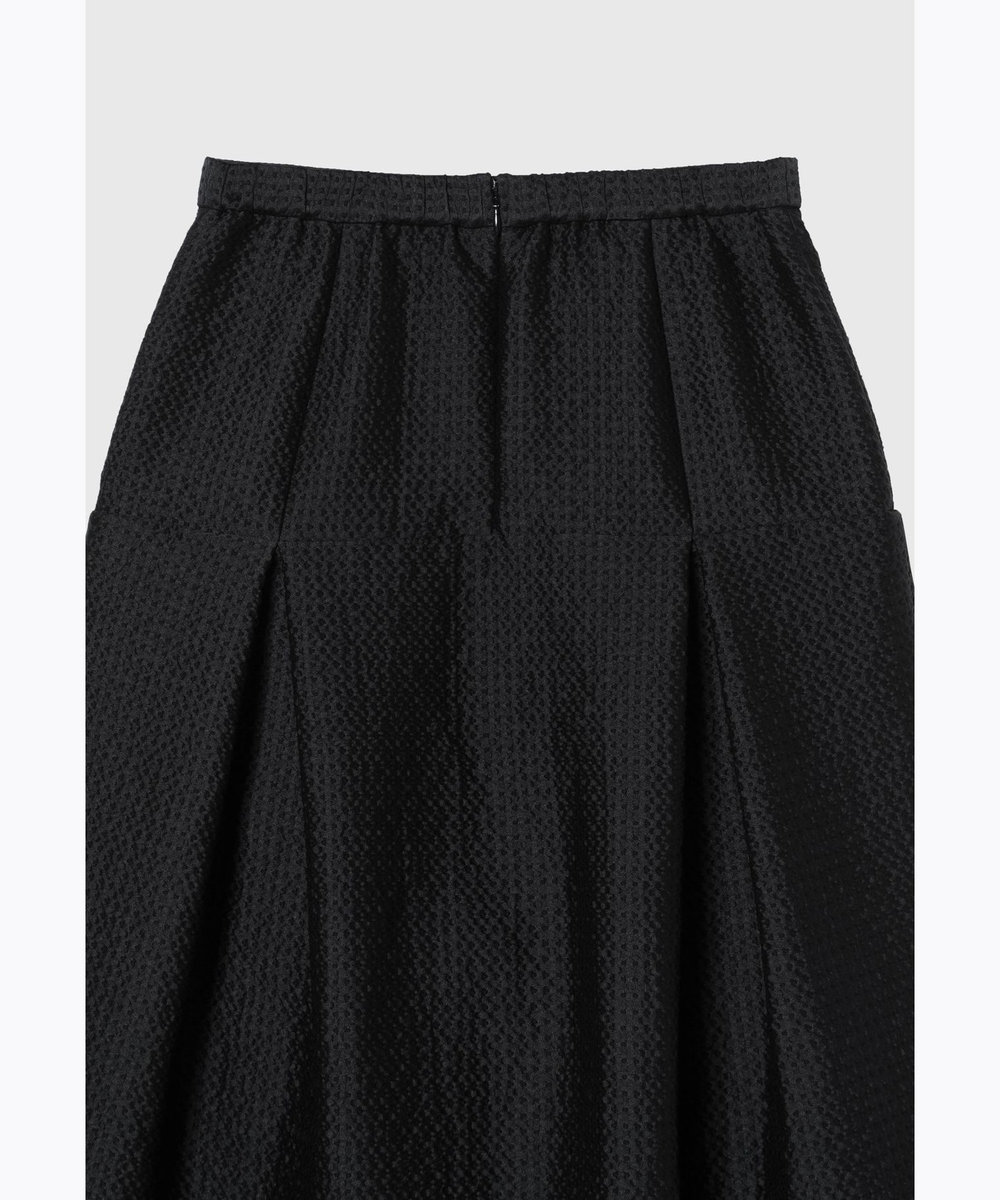 DÉPAREILLÉ COTTON SILK JACQUARD SKIRT / コットンシルクジャガードスカート ダークネイビー