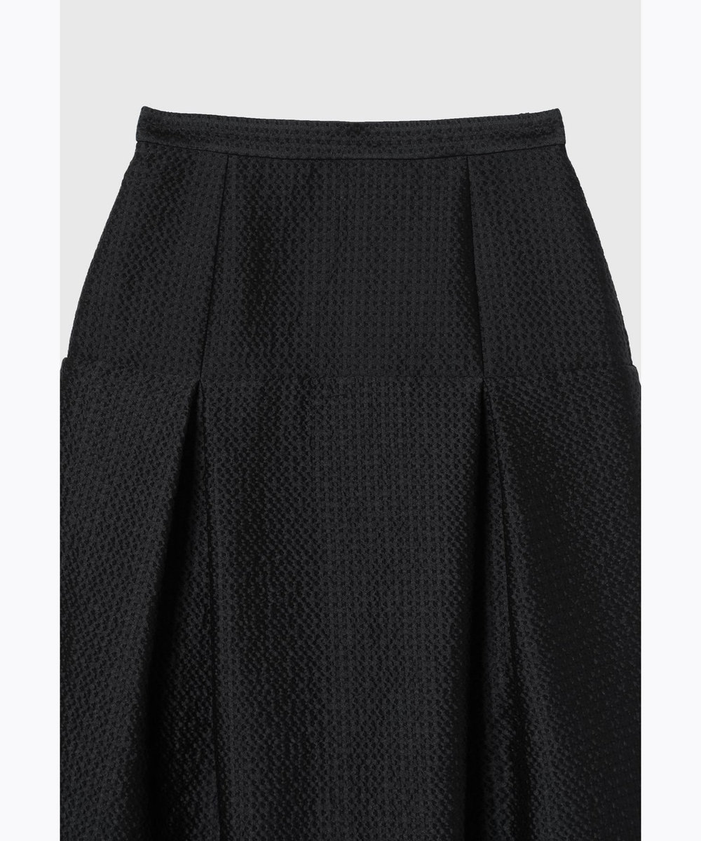 DÉPAREILLÉ COTTON SILK JACQUARD SKIRT / コットンシルクジャガードスカート ダークネイビー