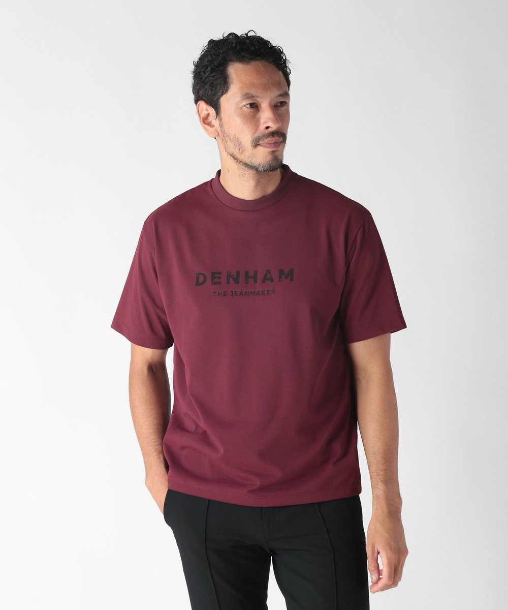 MEN'S BIGI 【DENHAM×MEN'S BIGI】TRYCOOL天竺シザープリントT ボルドー