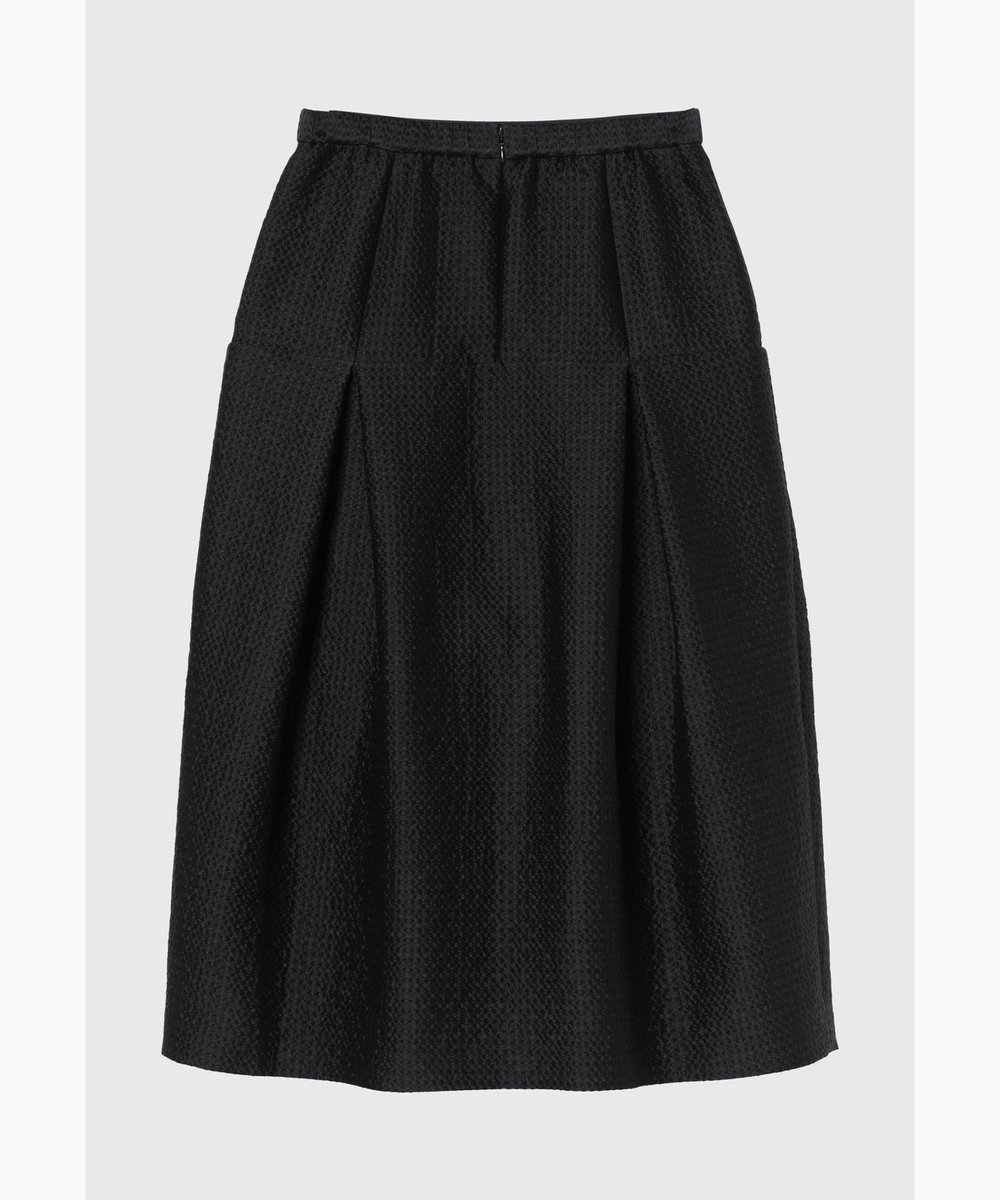 DÉPAREILLÉ COTTON SILK JACQUARD SKIRT / コットンシルクジャガードスカート ダークネイビー