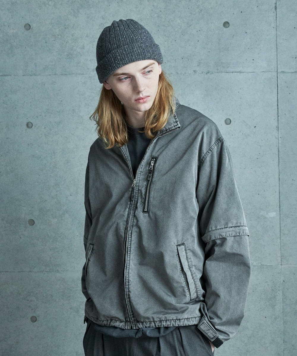 MEN'S BIGI 2WAYフェードスタンドブルゾン オフホワイト