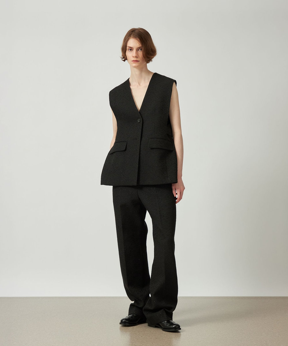 DÉPAREILLÉ TWEED PANTS / ツィードパンツ ブラック