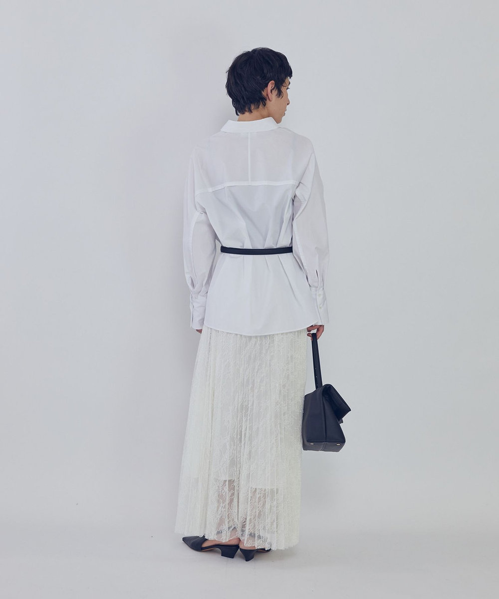 1er Arrondissement ブザムシャツ オフホワイト
