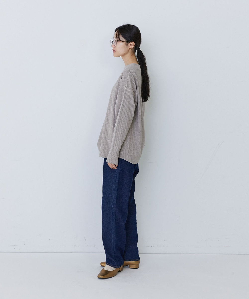 congés payés ADIEU TRISTESSE コットンポンチプルオーバー ベージュ系その他