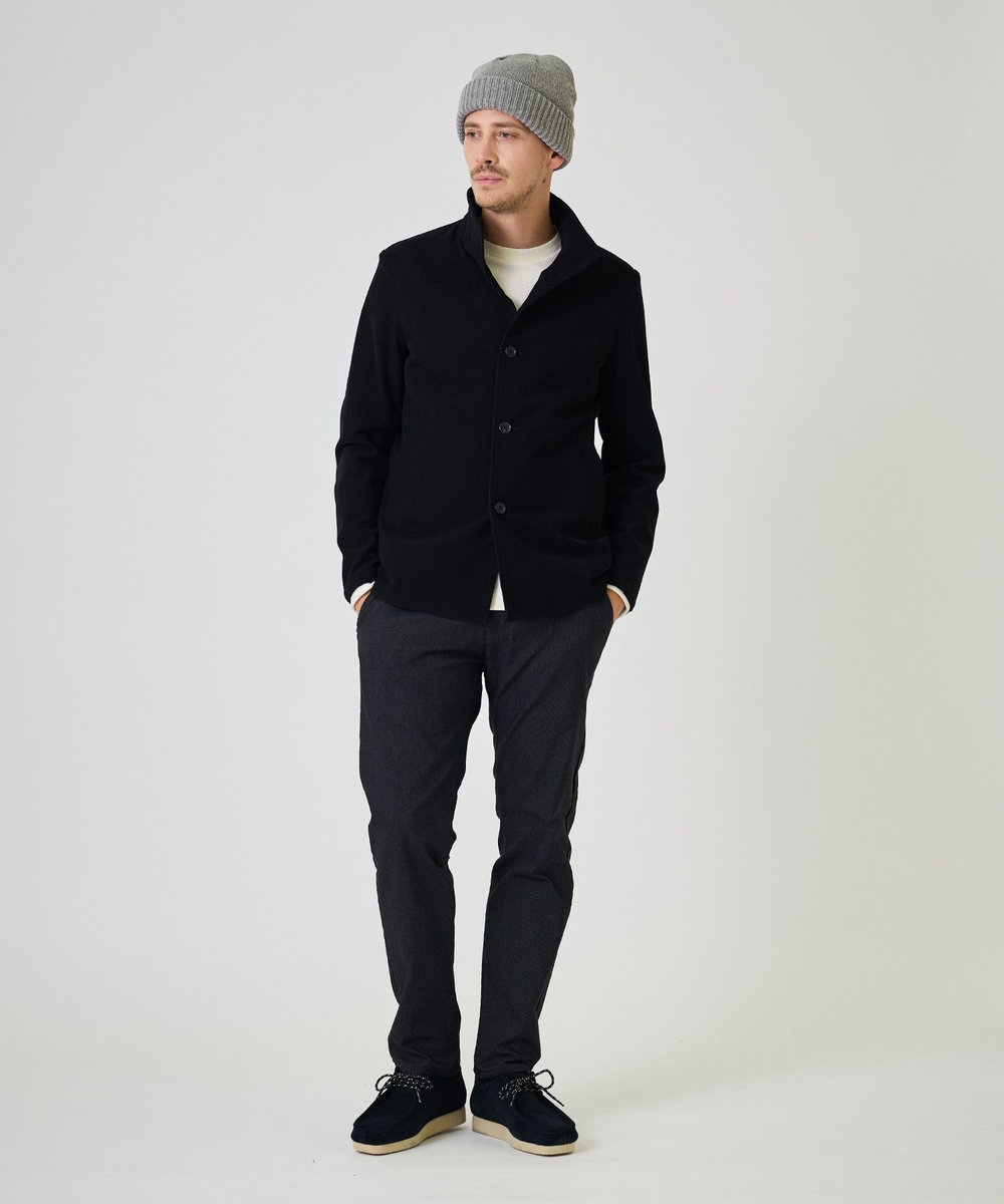 UNION STATION BASIQUENTI 2WAYコットンアクリルニットワッチ グレー