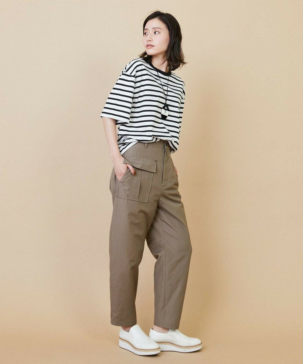 L'EQUIPE raspail × L'EQUIPE 別注ボーダーカットソー ブラック