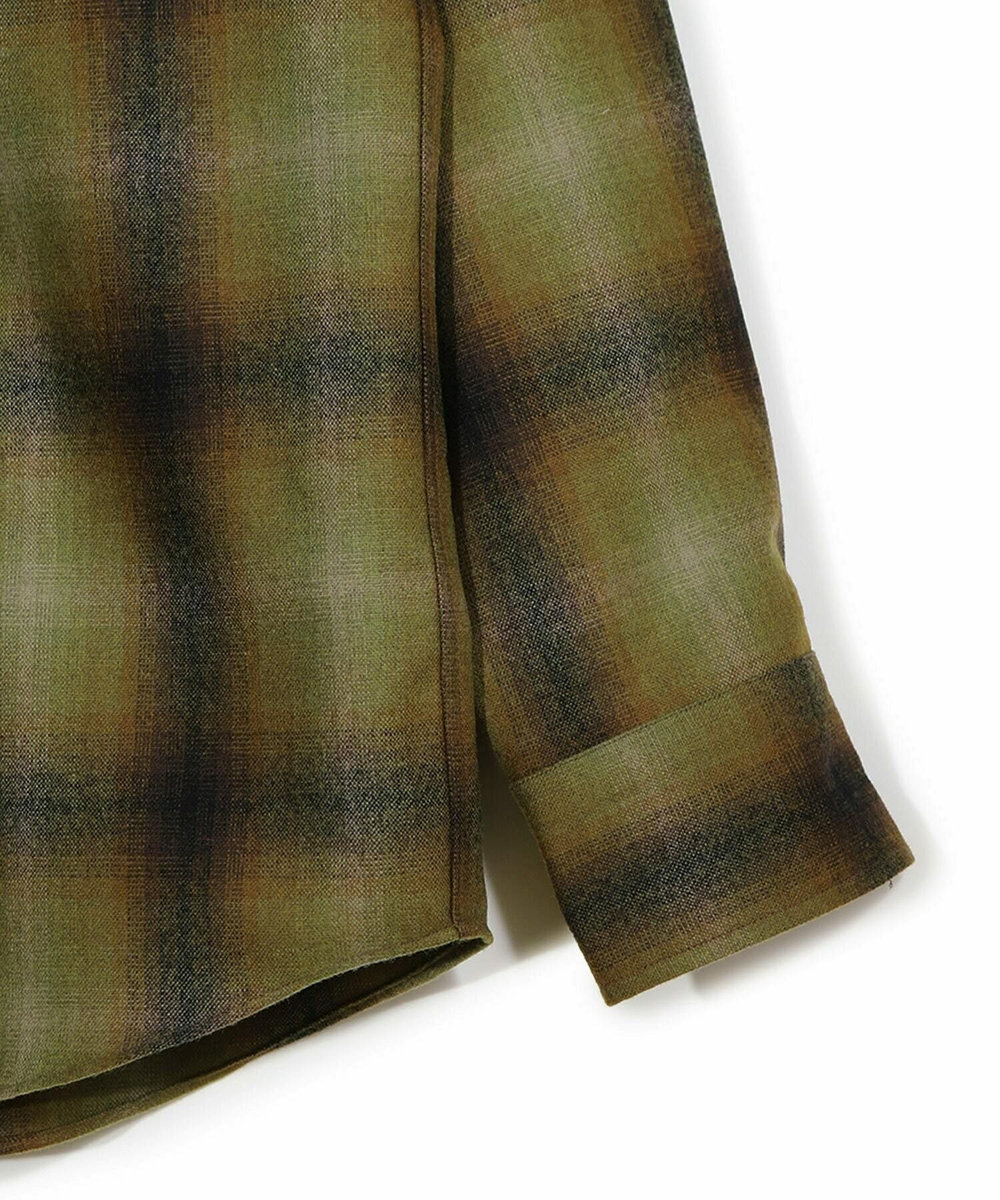 MEN'S BIGI 【PENDLETON/ペンドルトン】別注オンブレチェックシャツ カーキ