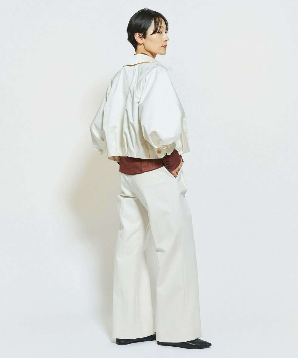 MOGA Collection MOGA Collection ECO NAT TWILLショートブルゾン オフホワイト