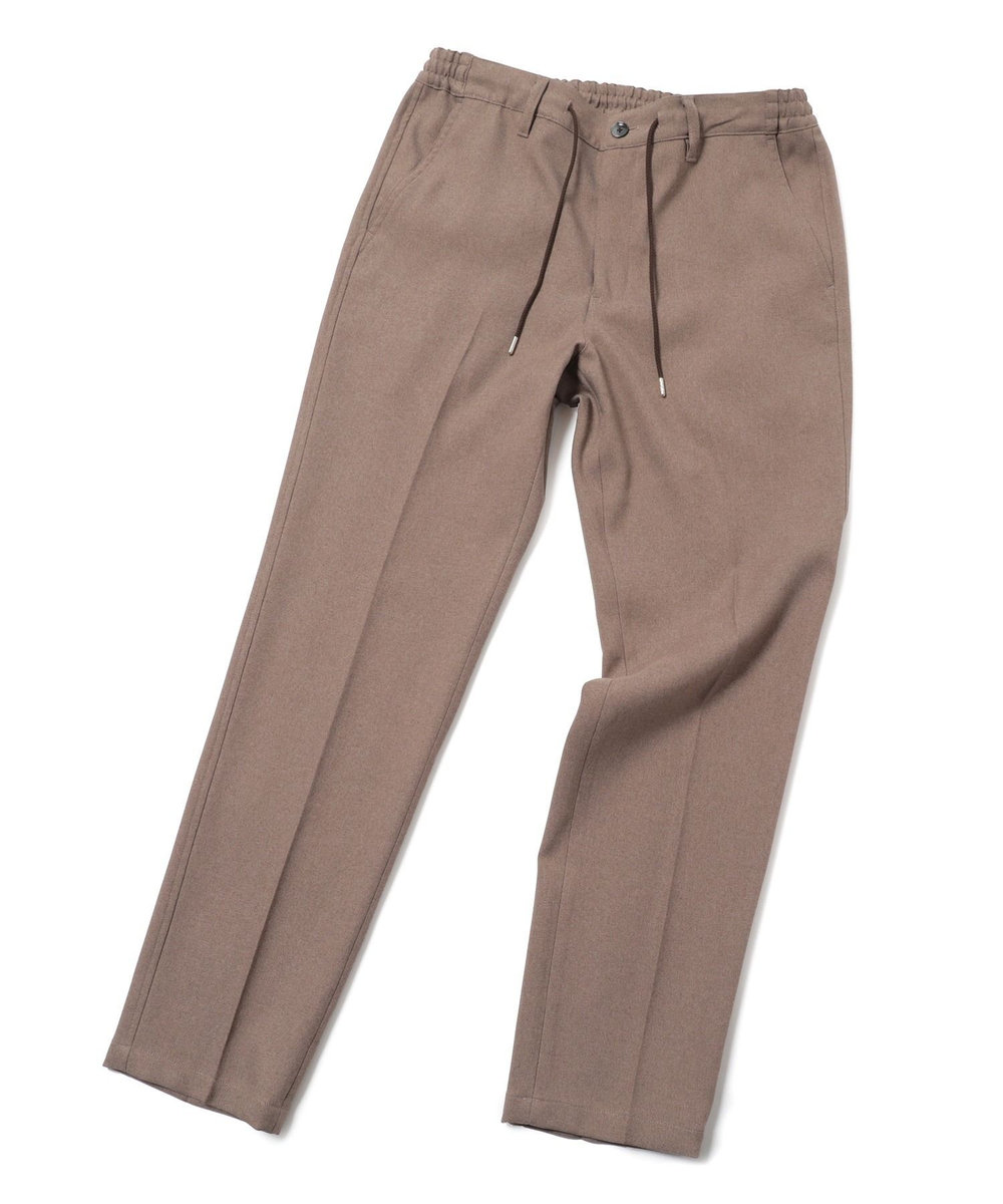 MEN'S BIGI 【スタプレタイプ/EASY CARE】ツイルストレッチイージーパンツ ブラウン