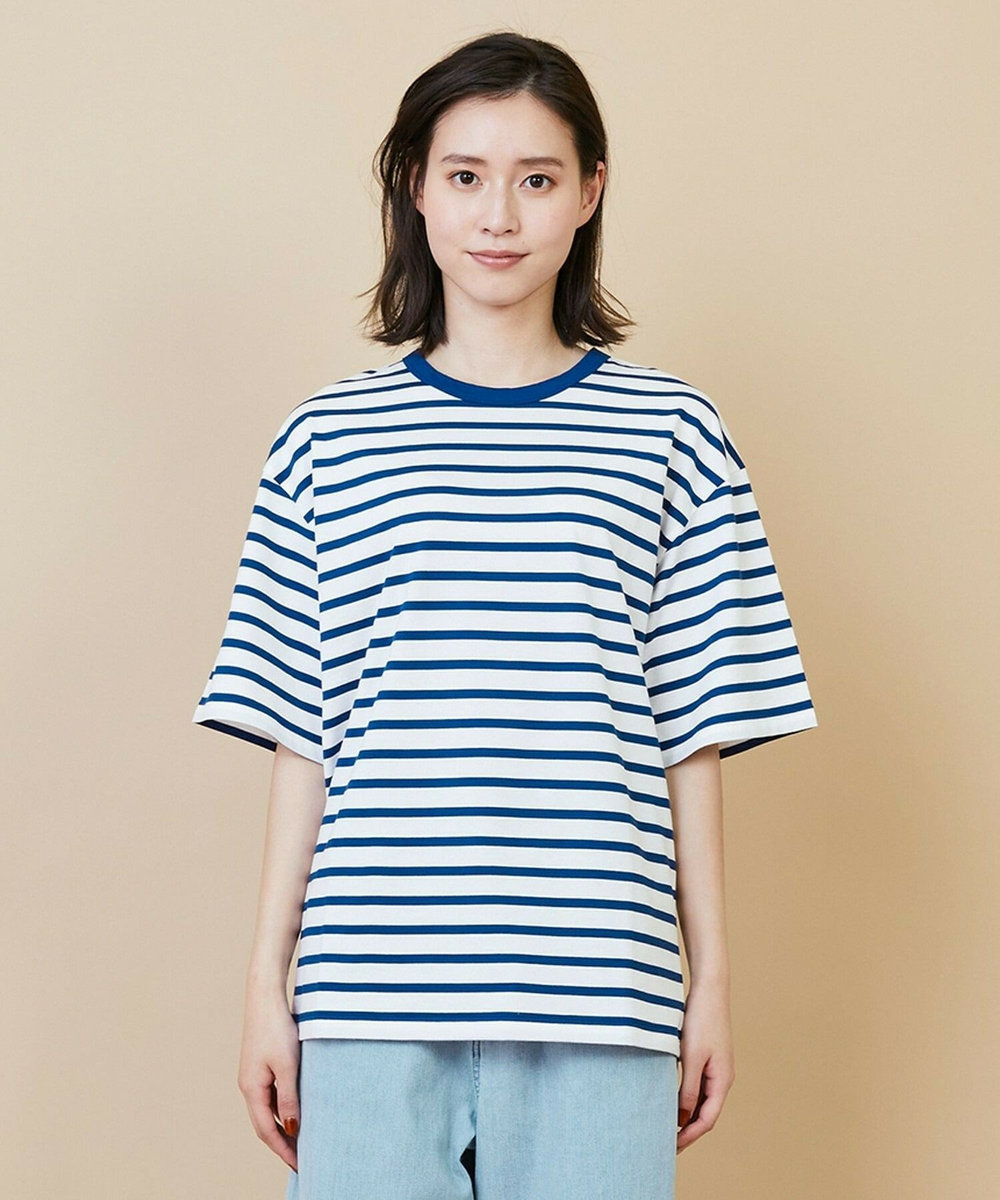 L'EQUIPE raspail × L'EQUIPE 別注ボーダーカットソー ネイビー