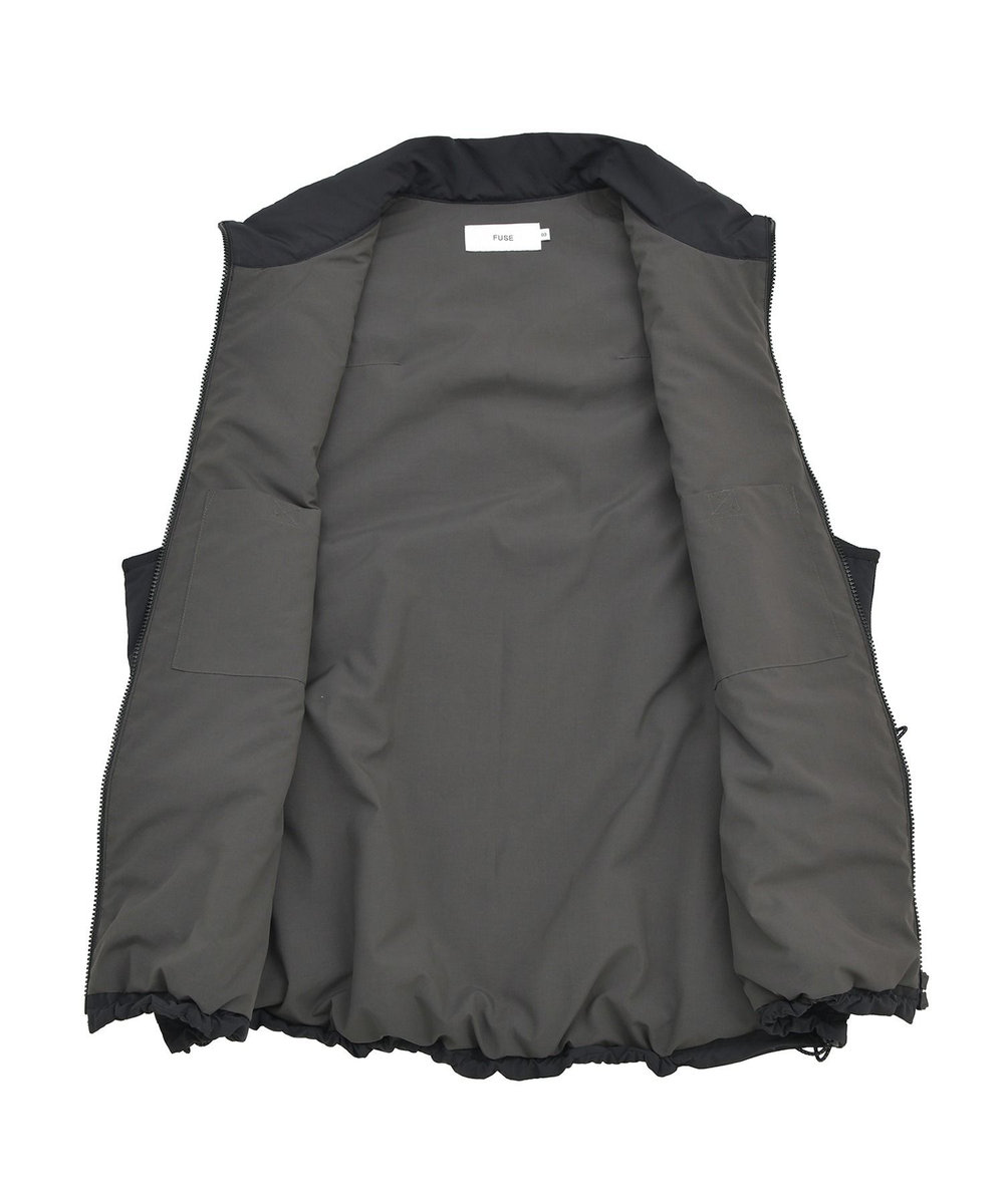 MEN'S BIGI CUBETEX中綿入りベスト ブラック